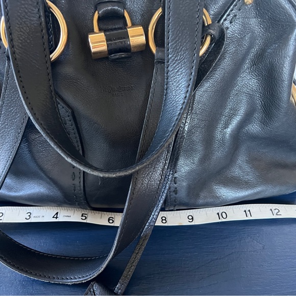 YSL Muse Bag in Black Leather - Picture 5 of 11